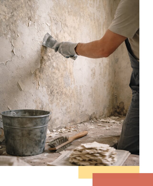 Удаление старой краски со стен в Алапаевске качественно и быстро