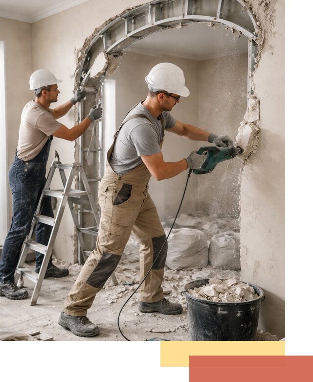 Демонтаж гипсокартонной арки в Алапаевске быстро и аккуратно