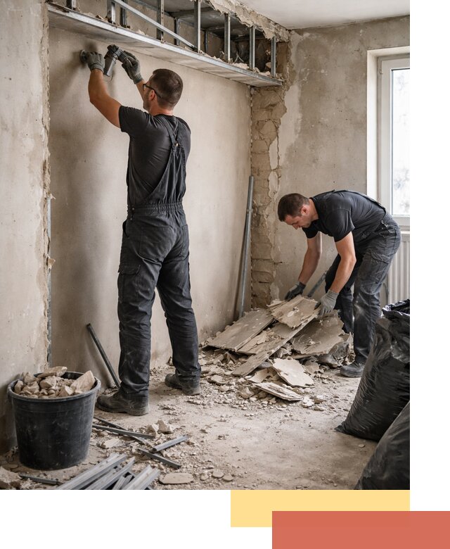 Демонтаж короба из гипсокартона в Алапаевске быстро и аккуратно