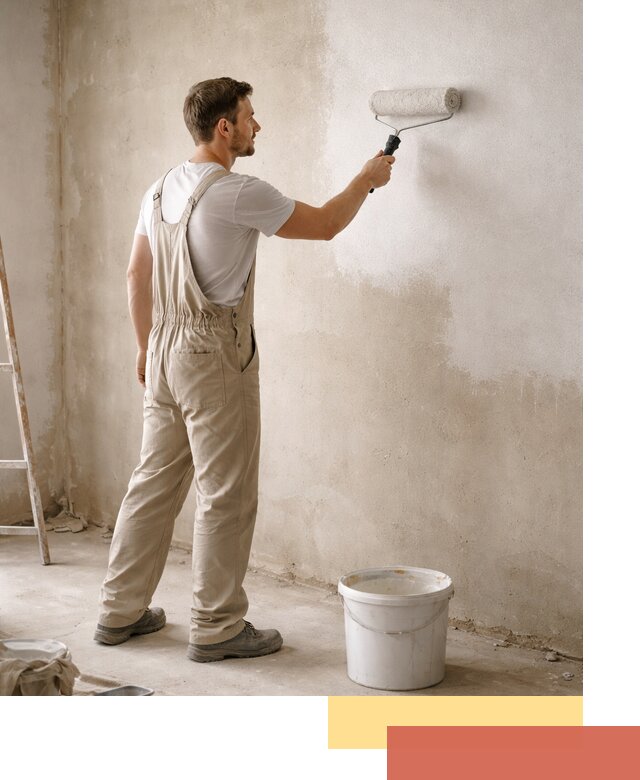 Грунтовка стен под отделку в Алапаевске профессиональным раствором