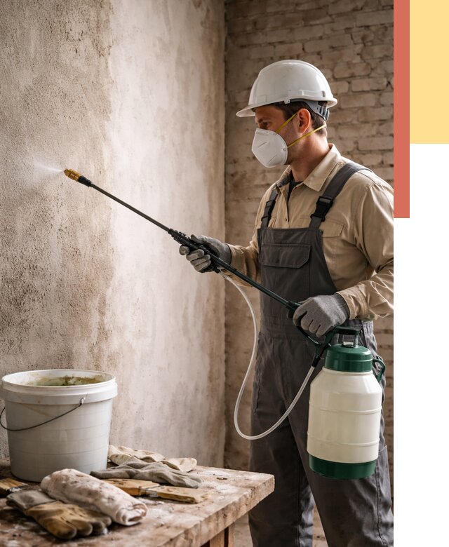 Антисептическая обработка стен в Алапаевске от 1285 руб. — быстро и недорого | ОТДЕЛОЧНИК-Лпв