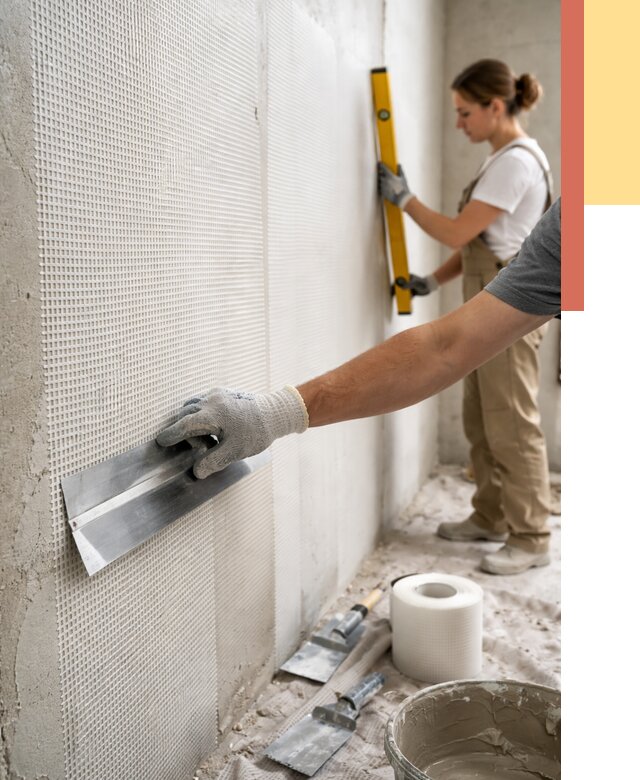 Армирование стен стеклосеткой в Алапаевске от 3426 руб. под ключ | ОТДЕЛОЧНИК-Лпв