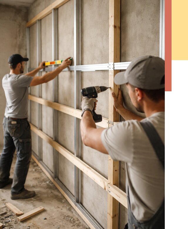 Устройство обрешетки под панели в Алапаевске от 2248 руб. — монтаж под ключ | ОТДЕЛОЧНИК-Лпв