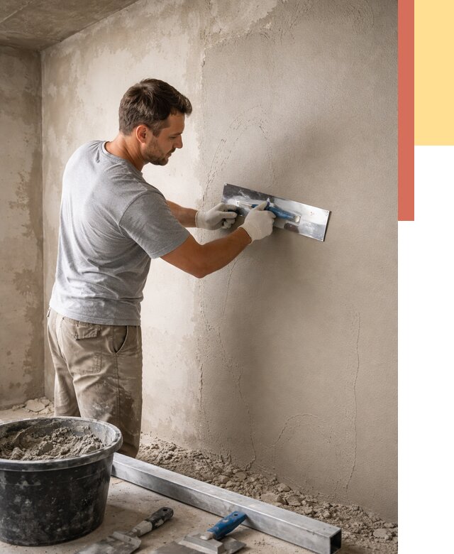 Штукатурка стен без маяков в Алапаевске от 7708 руб/м2 — услуги и цена | ОТДЕЛОЧНИК-Лпв