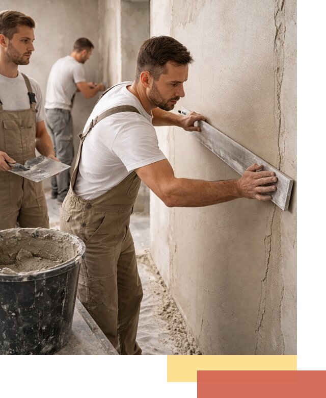 Штукатурка стен без маяков в Алапаевске быстро и качественно