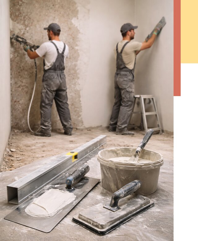 Штукатурка стен под обои в Алапаевске от 4817 руб./м2 — выравнивание под обои | ОТДЕЛОЧНИК-Лпв