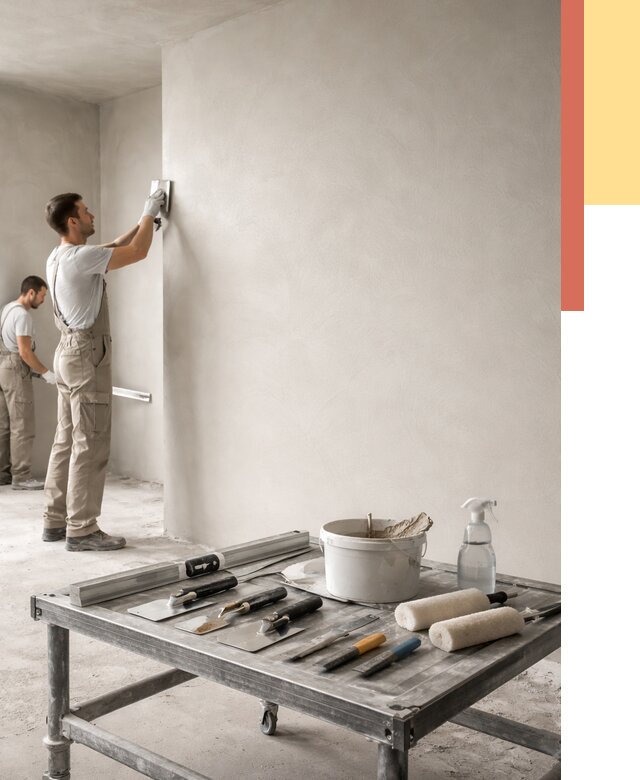 Штукатурка стен под покраску в Алапаевске от 4817 руб./м² — качественно и недорого | ОТДЕЛОЧНИК-Лпв