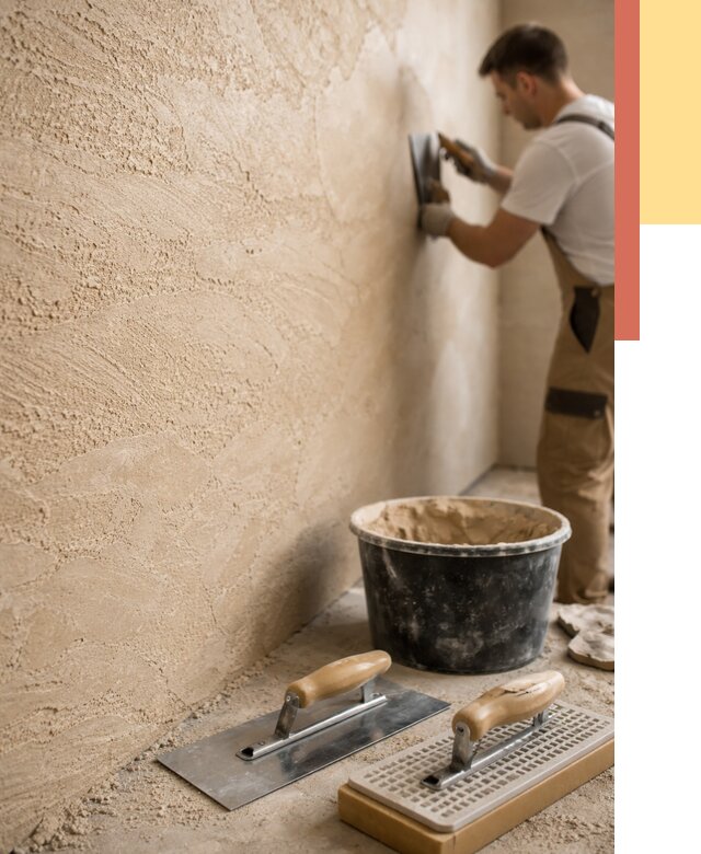 Декоративная штукатурка травертин в Алапаевске от 1927 руб/м2 — качественно и недорого | ОТДЕЛОЧНИК-Лпв