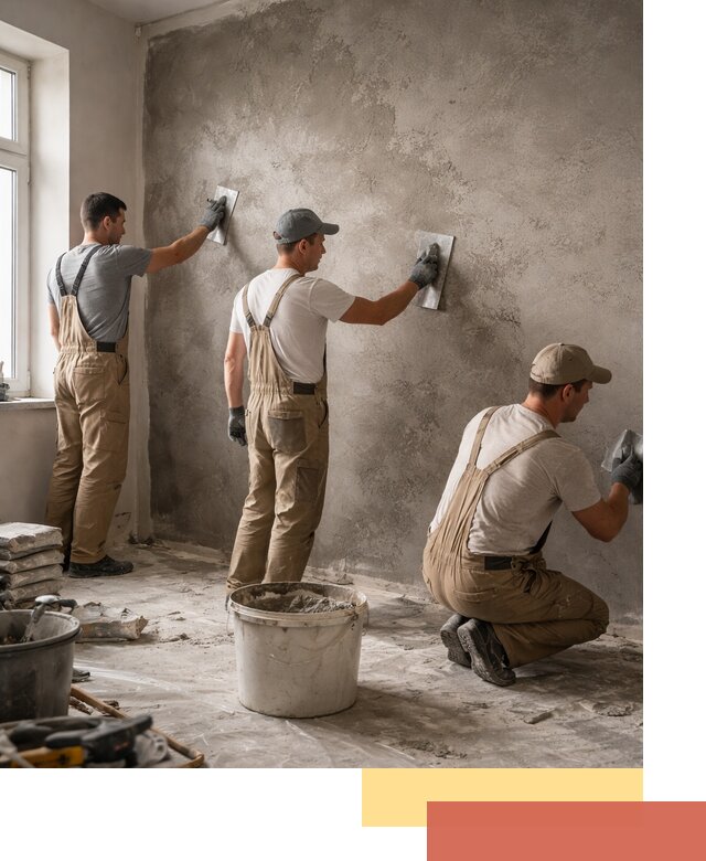 Декоративная штукатурка под бетон в Алапаевске для стен и потолков