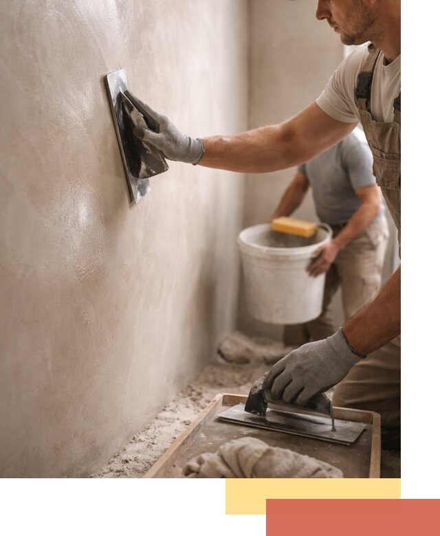Нанесение марокканской штукатурки таделакт в Алапаевске