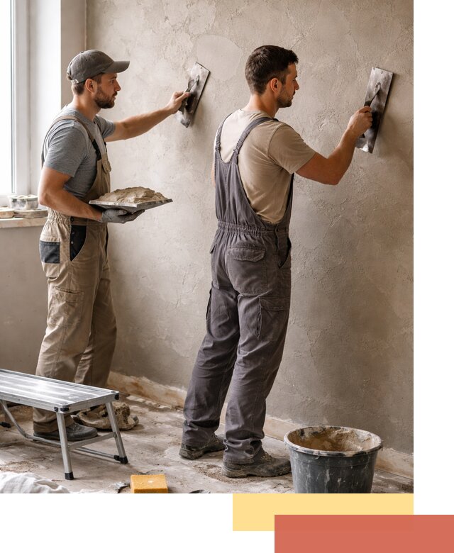 Ремонт декоративной штукатурки и восстановление фактуры в Алапаевске