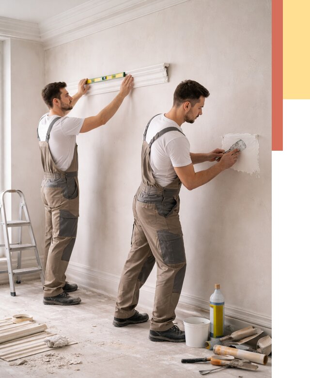 Монтаж лепнины на стены в Алапаевске от 4817 руб. — недорого, быстро | ОТДЕЛОЧНИК-Лпв