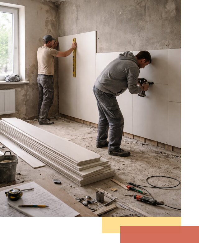 Монтаж ПВХ панелей на стены в Алапаевске качественно и быстро