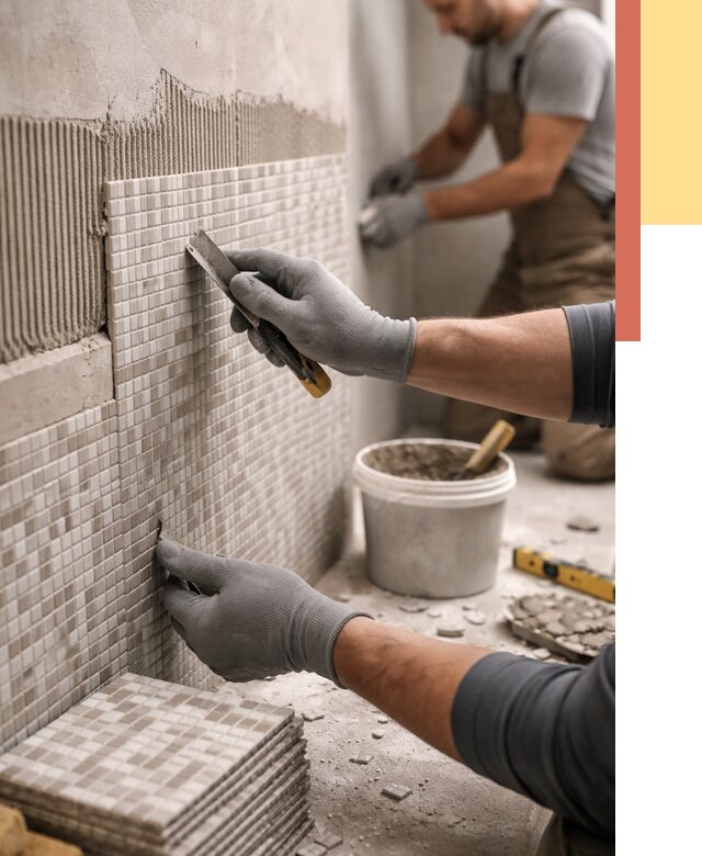 Облицовка стен мозаикой в Алапаевске от 3426 руб/м2 — укладка мозаики на стены | ОТДЕЛОЧНИК-Лпв