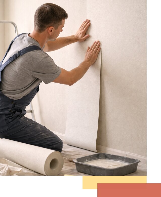 Поклейка флизелиновых обоев в Алапаевске качественно и быстро