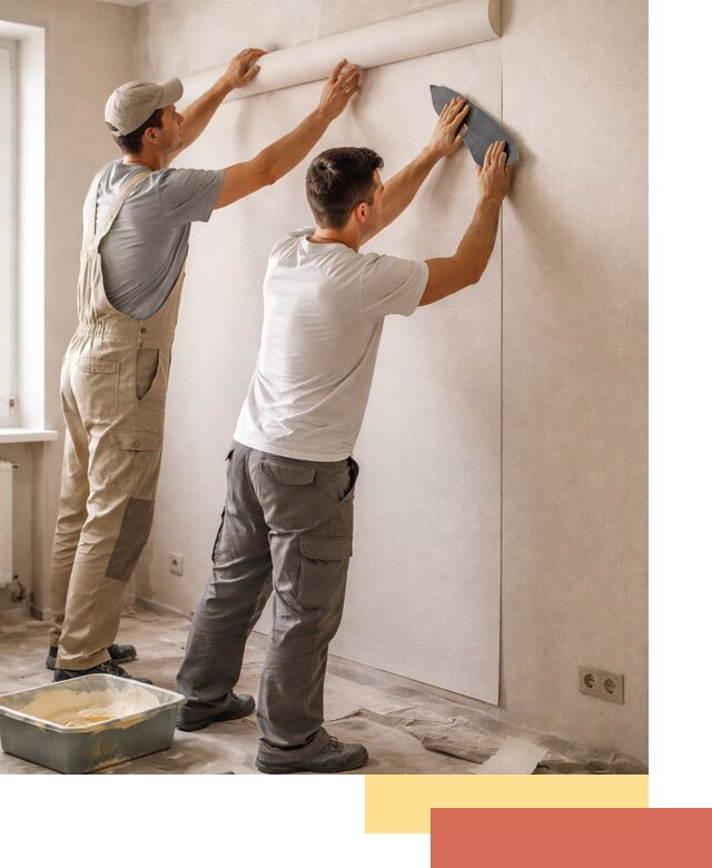 Поклейка виниловых обоев в Алапаевске профессионально и качественно