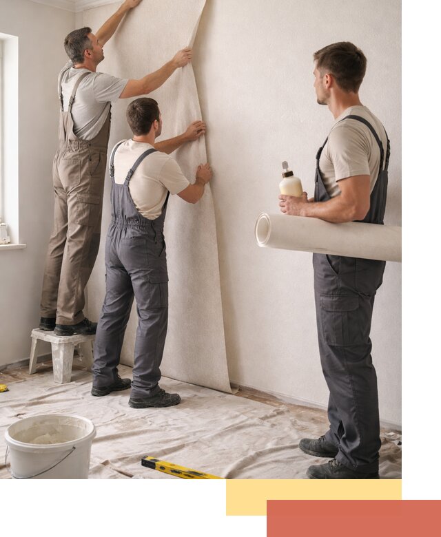 Оклейка стен обоями в Алапаевске — качественно и профессионально