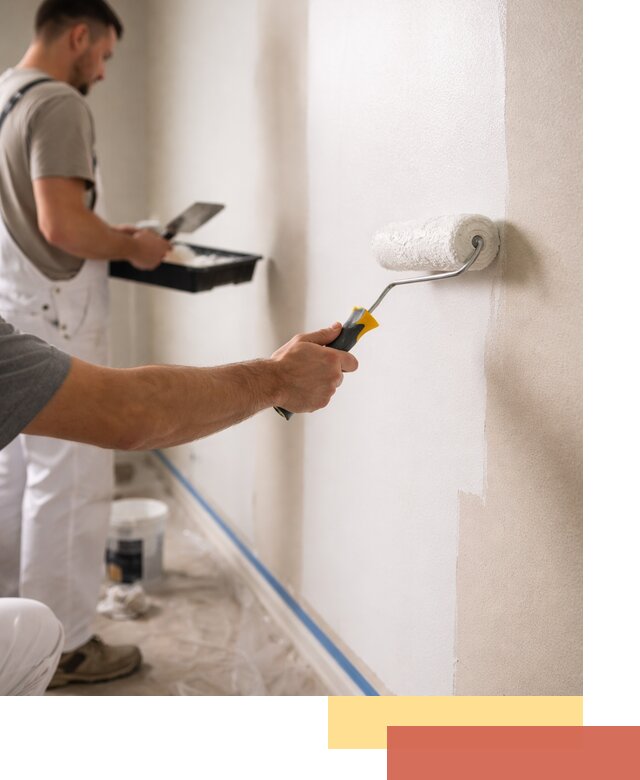 Покраска стен акриловой краской профессионально в Алапаевске