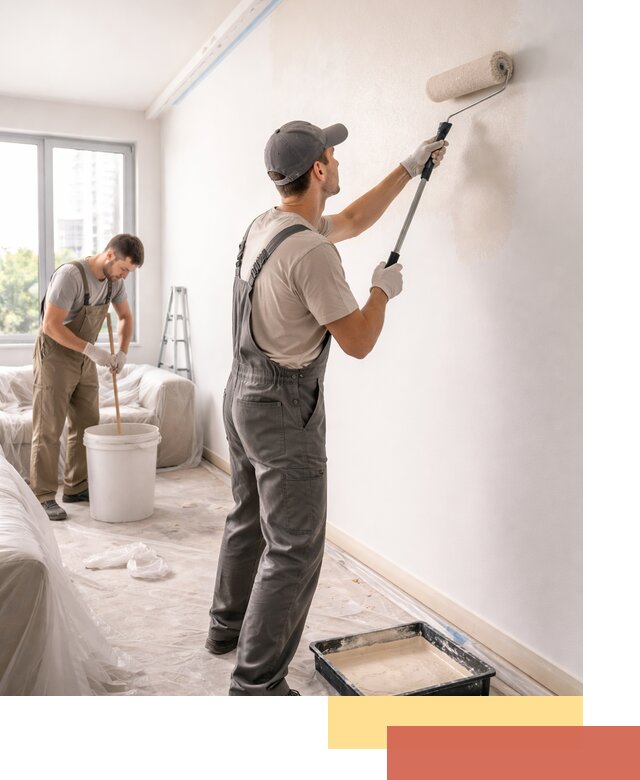 Покраска стен в офисе в Алапаевске — быстрый и качественный ремонт