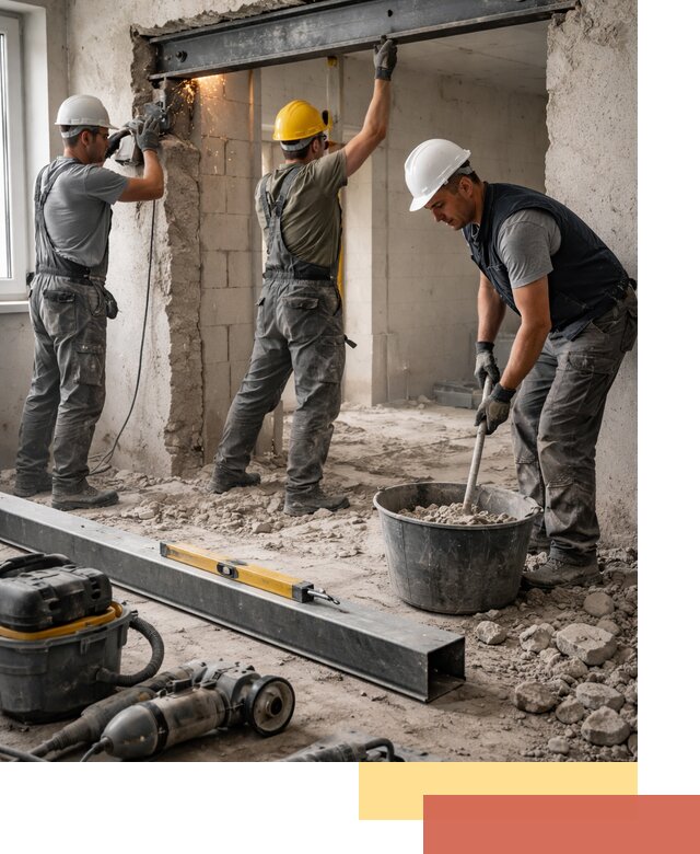 Создание проемов в стенах и несущих конструкциях в Алапаевске