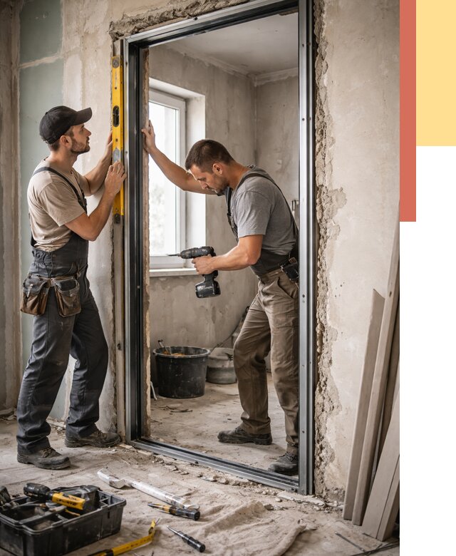 Закладка дверного проема в Алапаевске от 3747 руб. — быстро и недорого | ОТДЕЛОЧНИК-Лпв