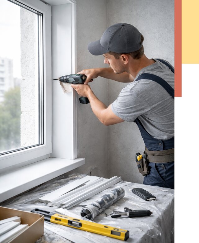 Установка пластиковых откосов в Алапаевске от 2409 руб. | ОТДЕЛОЧНИК-Лпв монтаж, быстро и недорого