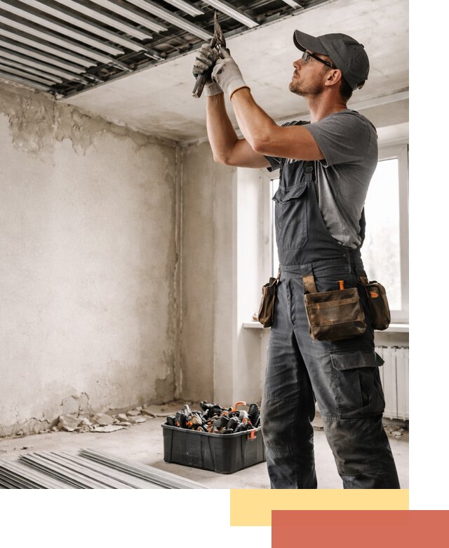 Демонтаж реечного потолка в Алапаевске быстро и аккуратно