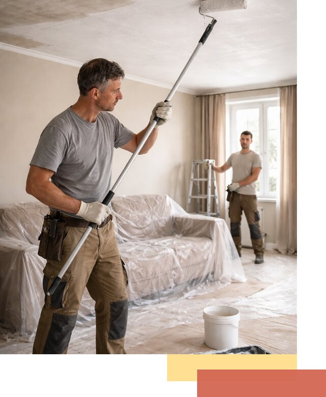 Грунтовка потолка в Алапаевске — подготовка под покраску и отделку