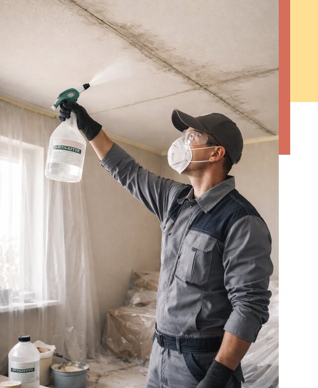 Антисептическая обработка потолка в Алапаевске от 2676 руб. | ОТДЕЛОЧНИК-Лпв