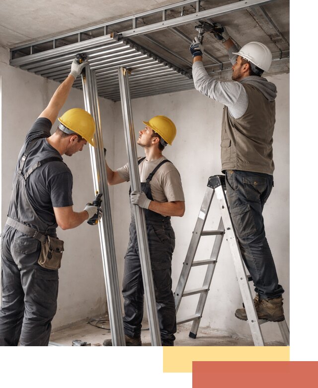 Монтаж реечного потолка под ключ в Алапаевске