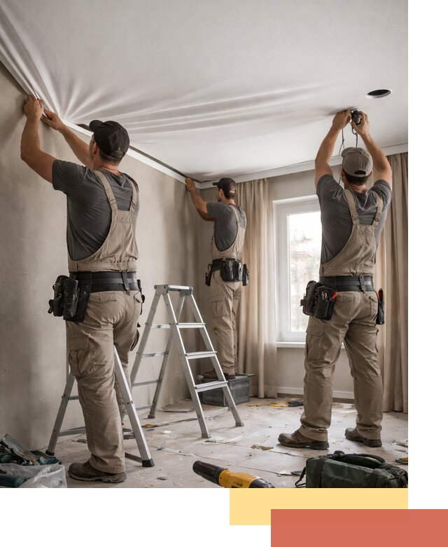 Монтаж матового натяжного потолка в Алапаевске качественно и быстро