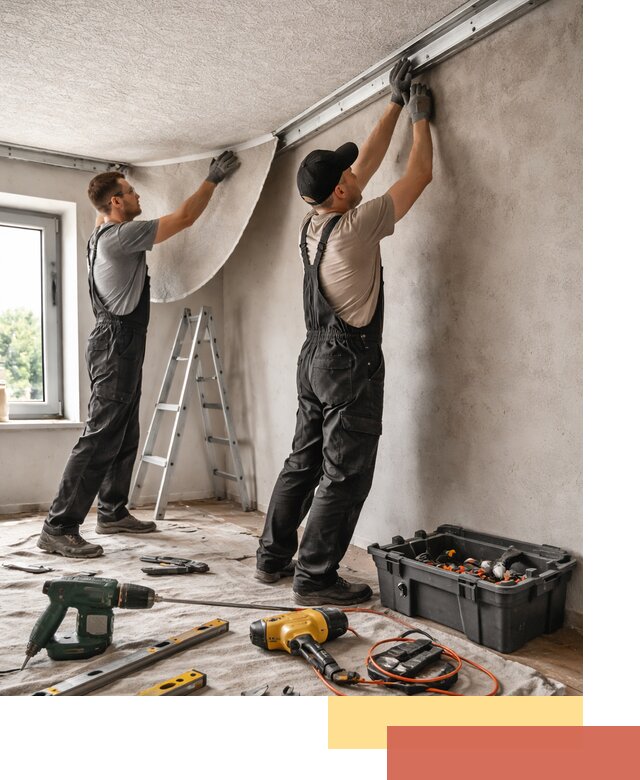 Монтаж фактурного натяжного потолка в Алапаевске качественно и быстро