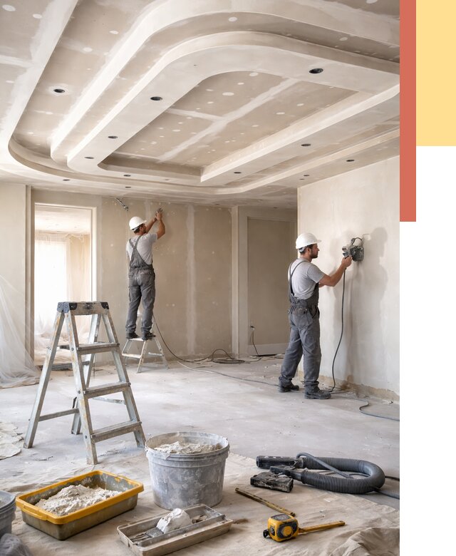 Многоуровневый потолок из гипсокартона в Алапаевске от 803 руб. под ключ | ОТДЕЛОЧНИК-Лпв