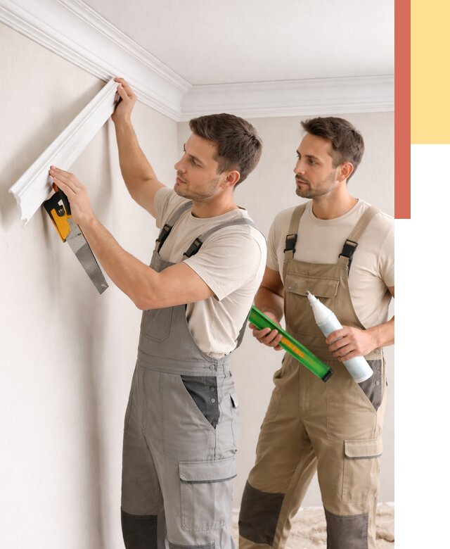 Монтаж потолочного плинтуса в Алапаевске от 2462 руб. — быстро и недорого | ОТДЕЛОЧНИК-Лпв