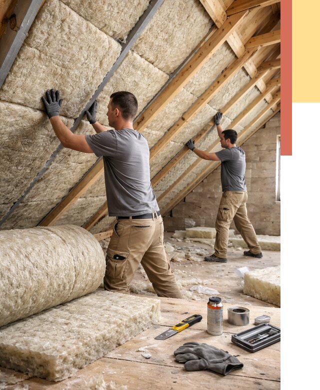 Утепление потолка минватой в Алапаевске от 1552 руб. — быстро и недорого | ОТДЕЛОЧНИК-Лпв