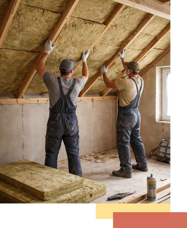 Утепление потолка минеральной ватой в Алапаевске