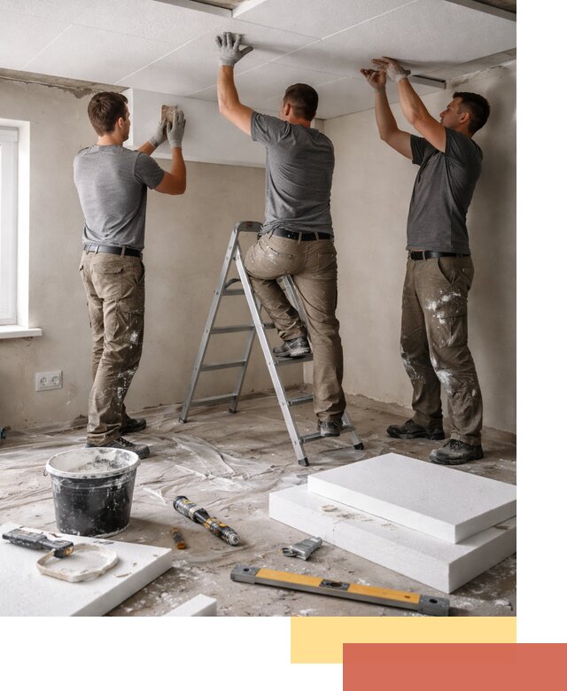 Утепление потолка пенопластом в Алапаевске быстро и качественно