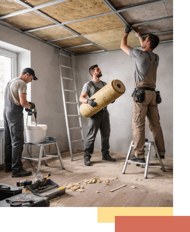 Шумоизоляция потолка в Алапаевске: профессиональный монтаж и отделка