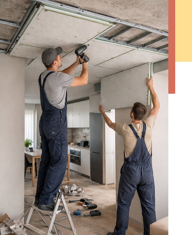 Шумоизоляция потолка панелями зипс в Алапаевске от 1980 руб. под ключ | ОТДЕЛОЧНИК-Лпв